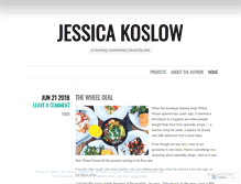 Tablet Screenshot of jessicakoslow.com
